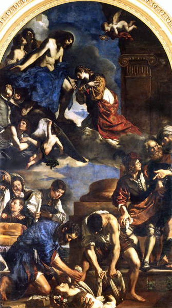 Detail of The Death of Saint Petronilla, 1621-22 by Guercino