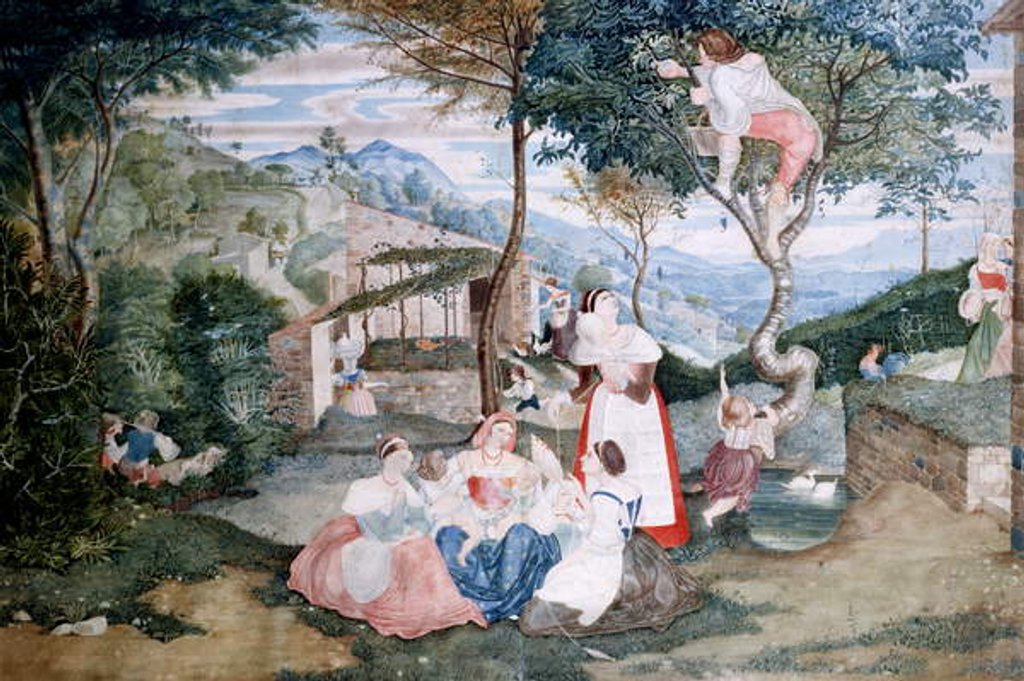 Detail of Scene of Rural Life by Franz Theobald Horny
