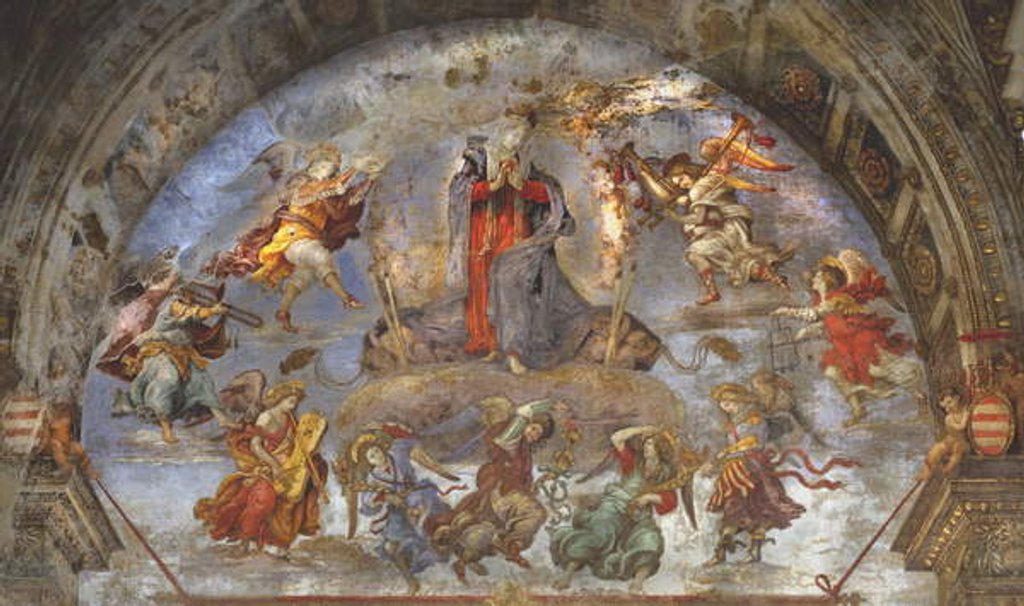 Detail of The Assumption, Carafa Chapel, Santa Maria sopra Minerva, Rome, 1488-93 by Filippino Lippi