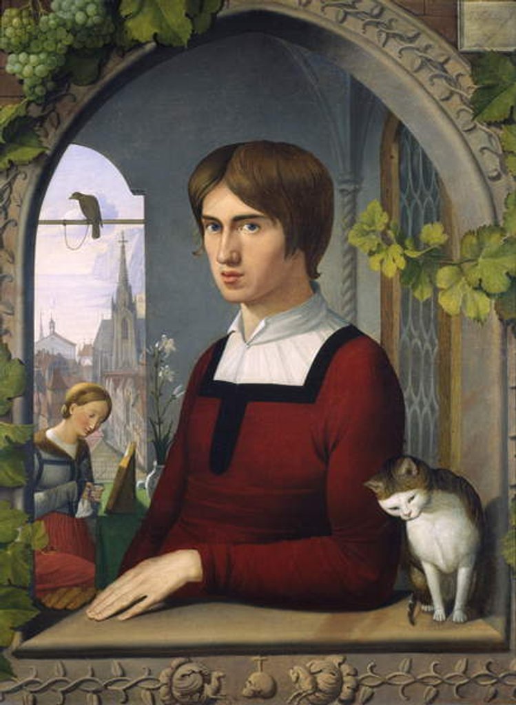 Detail of Franz Pforr, c.1810 by Friedrich Overbeck
