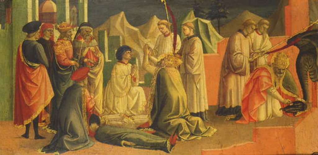 Detail of Story of Saint Sylvester by Francesco di Stefano Pesellino