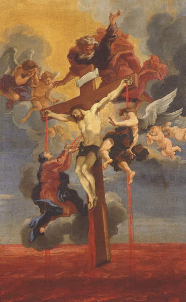 Detail of Crucifixion by Gian Lorenzo (studio of) Bernini