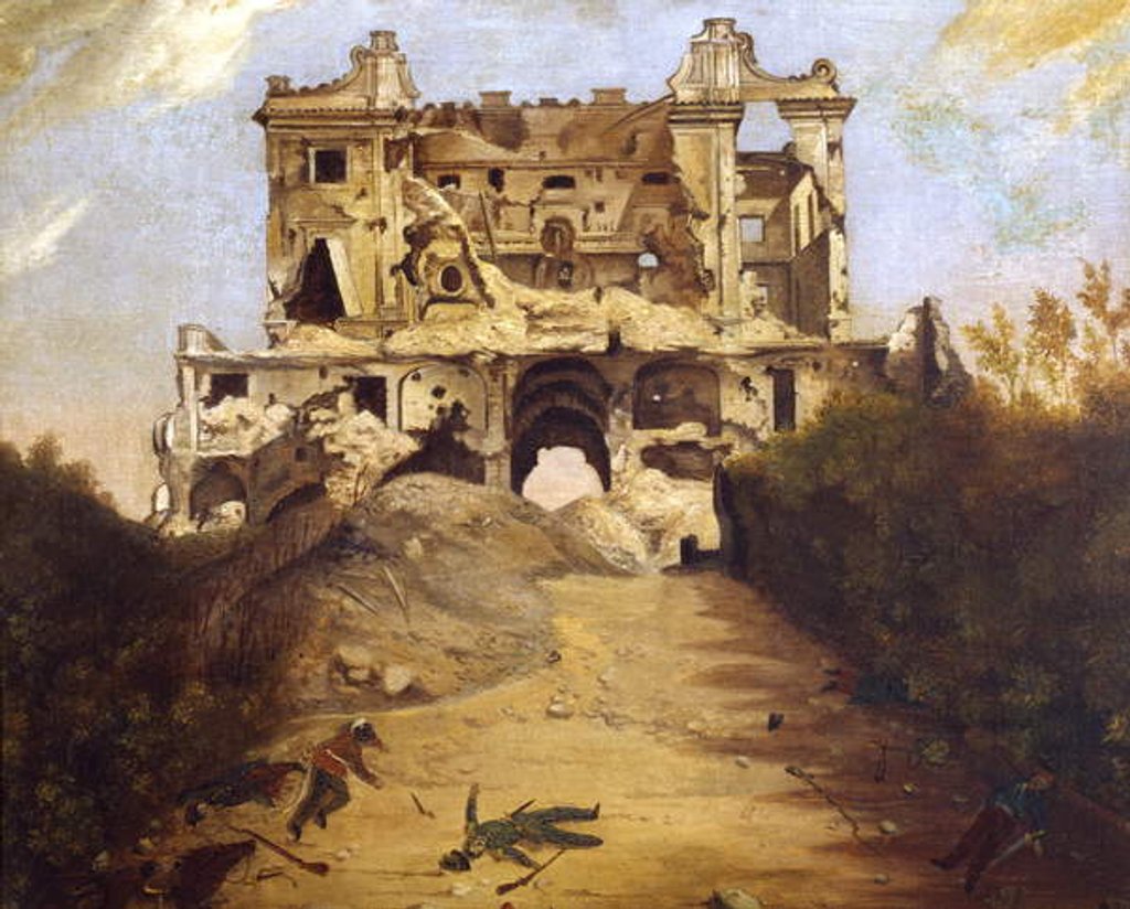 Detail of The House of the Four Winds, c.1849 by Giambattista Bassi