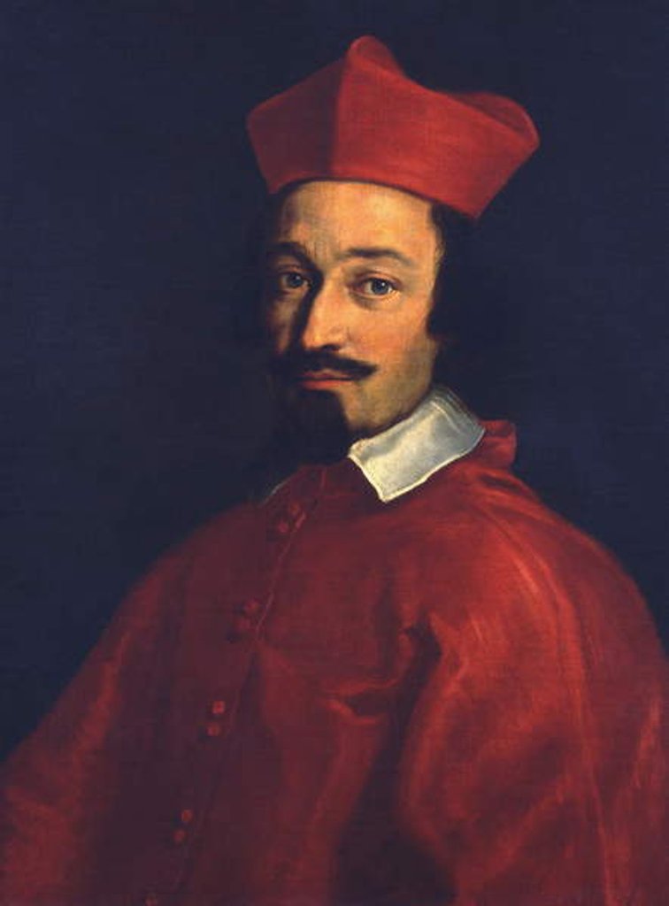 Detail of Portrait of Cardinal Fabio Chigi by Carlo Cesi