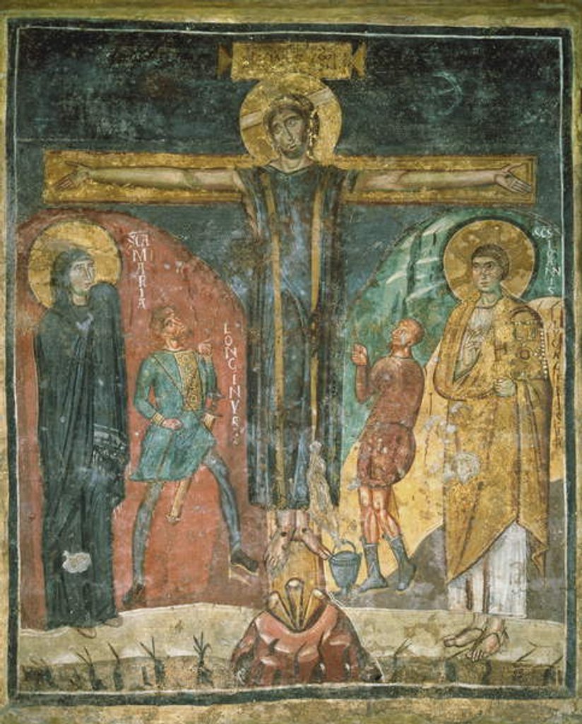 Detail of Crucifixion, 741-52 by Italian School