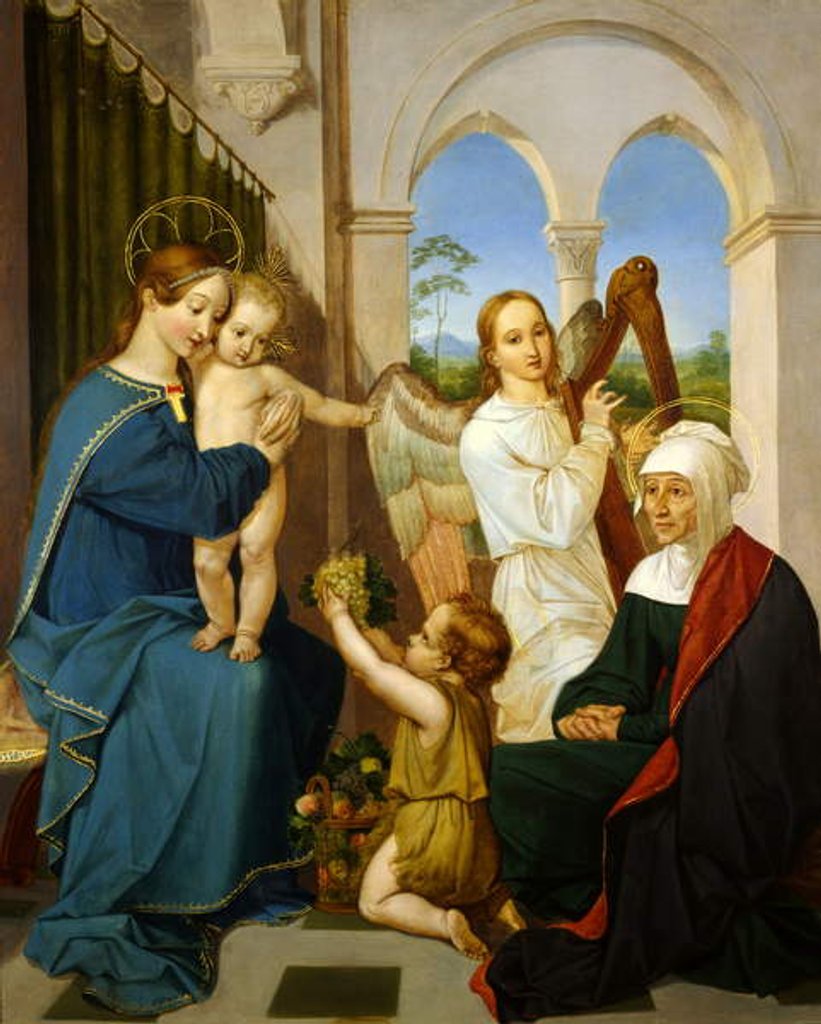 Detail of Holy Family, 1809-11 by Peter von Cornelius
