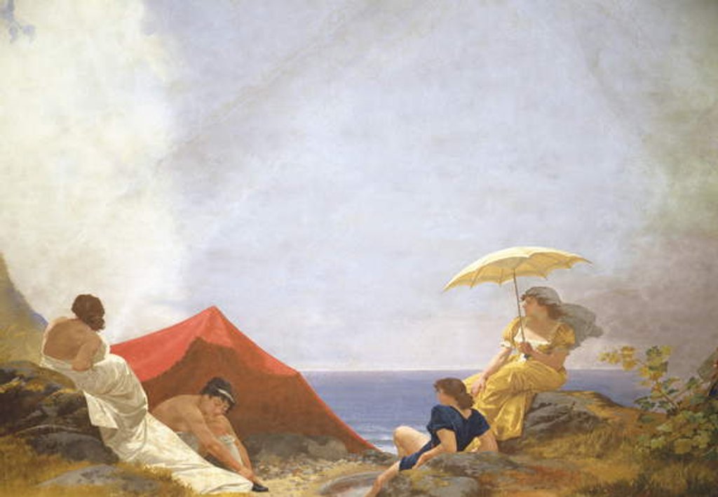 Detail of Summer, late 19th century by Giuseppe Sciuti