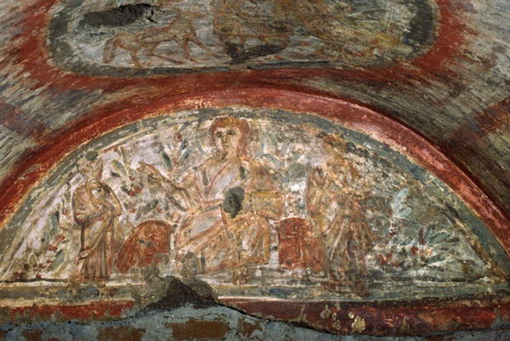 Detail of Christ the Teacher by Paleo-Christian Paleo-Christian