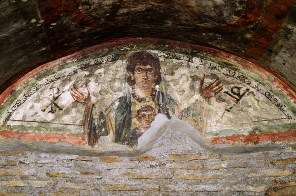 Detail of Madonna and Child by Paleo-Christian