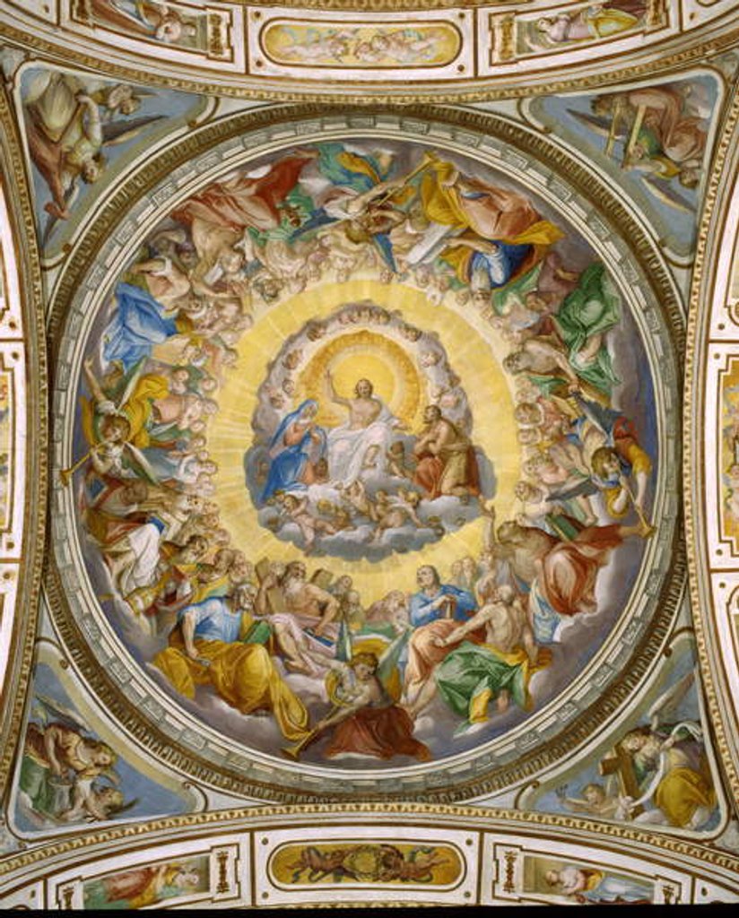 Detail of Interior of the dome of the Salviati Chapel, San Gregorio Magno al Celio, c.1600-03 by Giovanni Battista Ricci