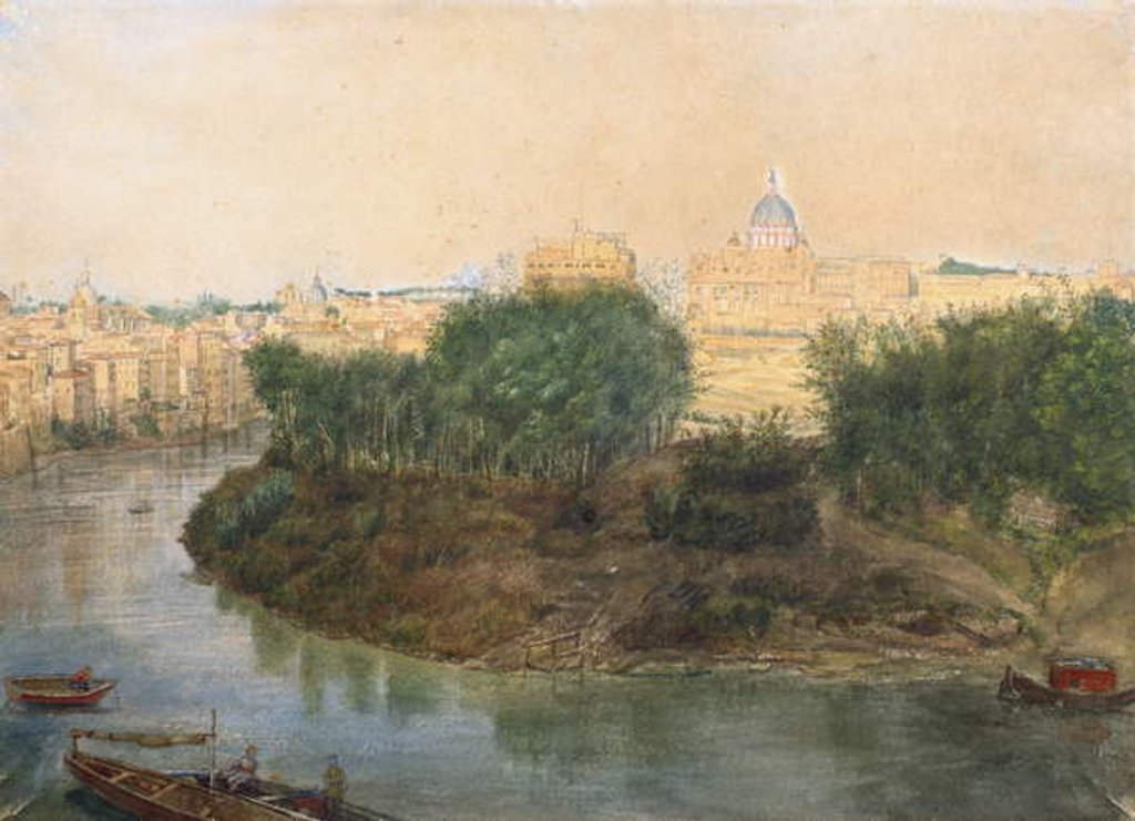 Detail of Tiber Island by Italian School