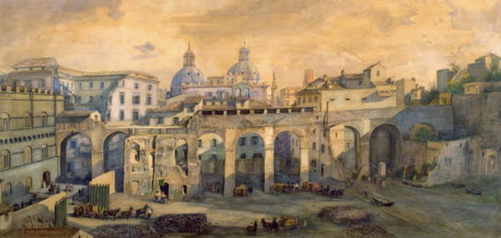 Detail of Aqueduct of the Palazzo Venezia, Rome by Vittorio Marchi