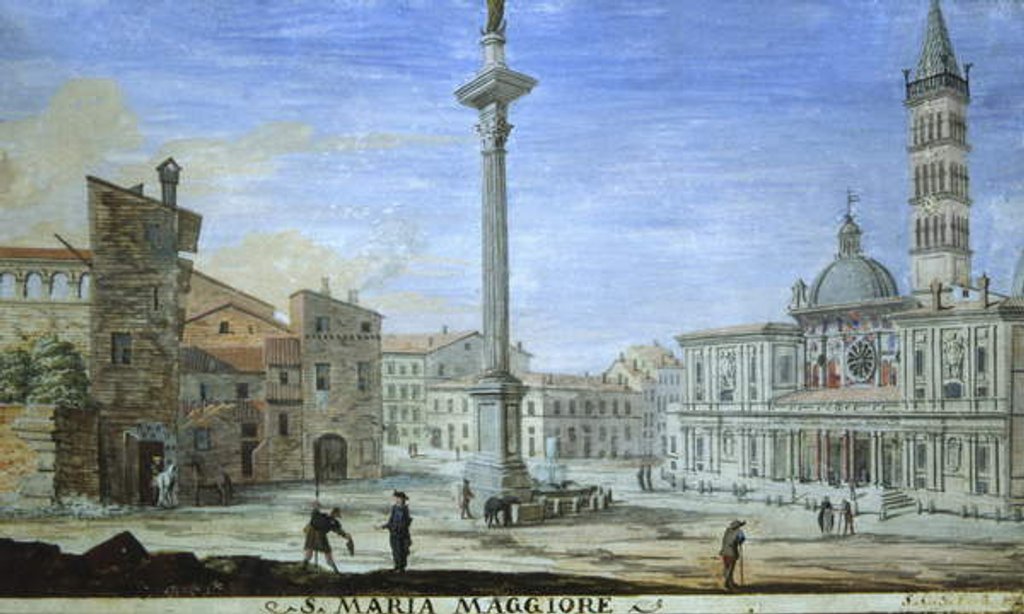 Detail of Santa Maria Maggiore by Italian School