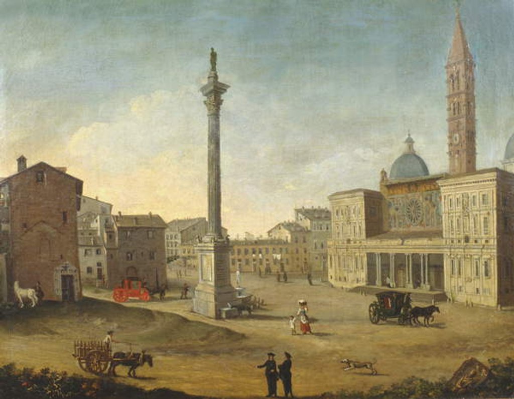 Detail of Santa Maria Maggiore by Italian School