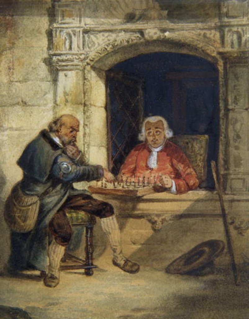 Detail of Chess Players by Rudler De