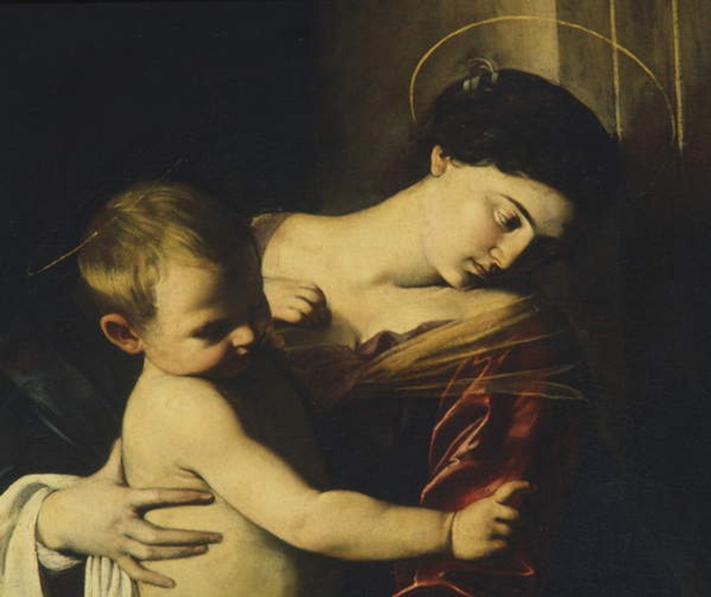 Detail of Detail from Madonna of Loreto, c.1606 by Michelangelo Merisi da Caravaggio