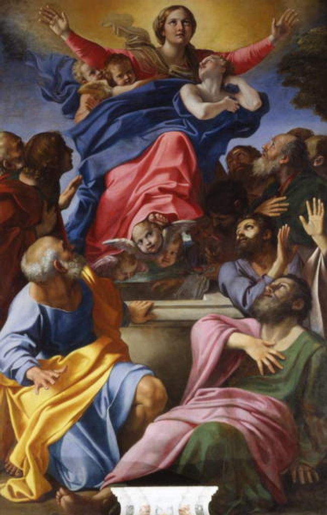 Detail of Assumption of the Virgin, 1600-01 by Annibale Carracci