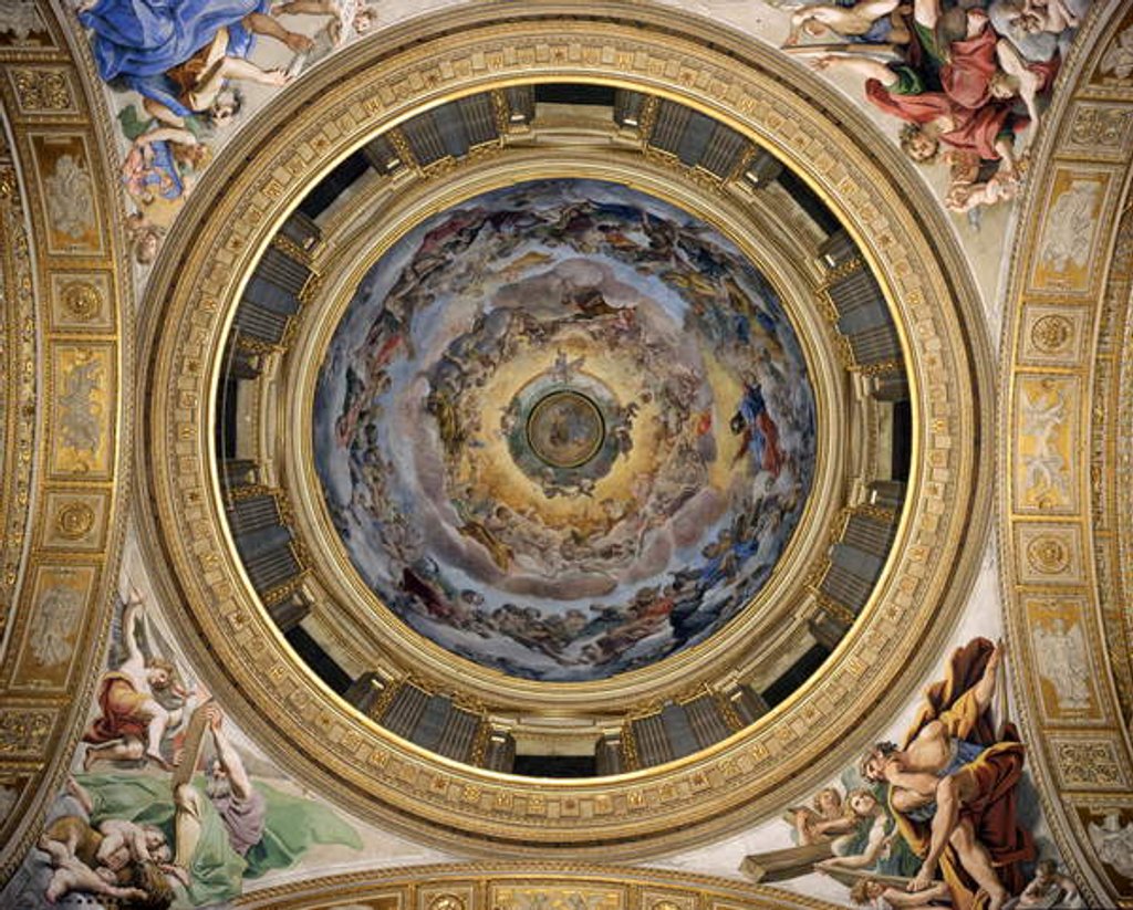 Detail of Glory of Paradise, 1627 by Giovanni Lanfranco