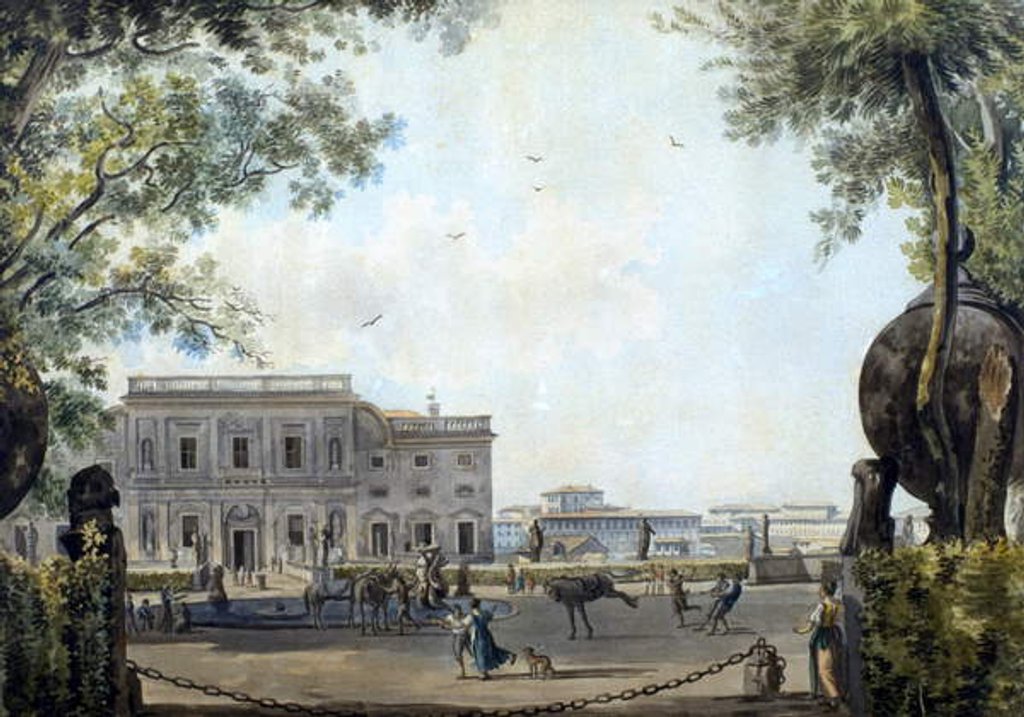 Detail of Villa Ludovisi, Rome by Giovanni & Ducros Abraham Volpato