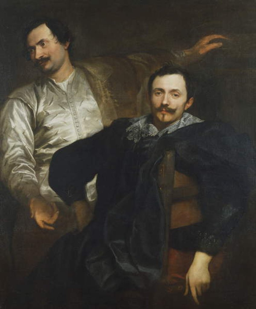 Detail of Cornelius and Lucas De Wael by Anthony van Dyck