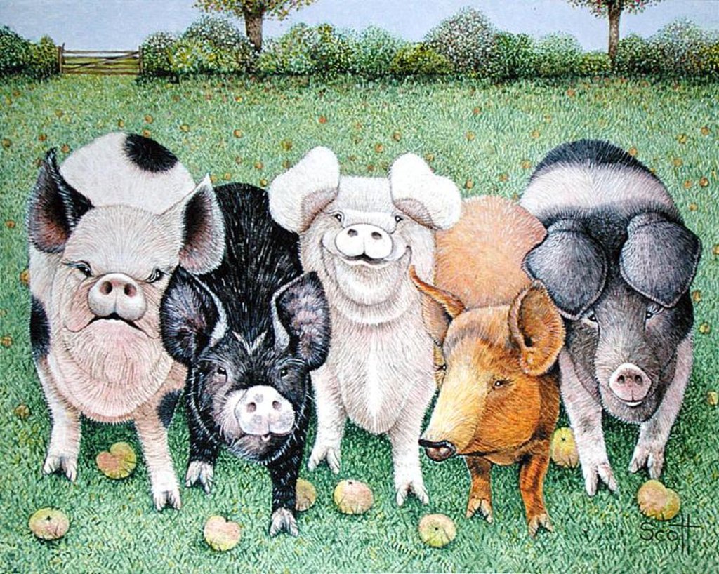 Detail of A Chorus Line by Pat Scott