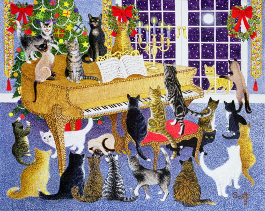Detail of Christmas Chorus by Pat Scott