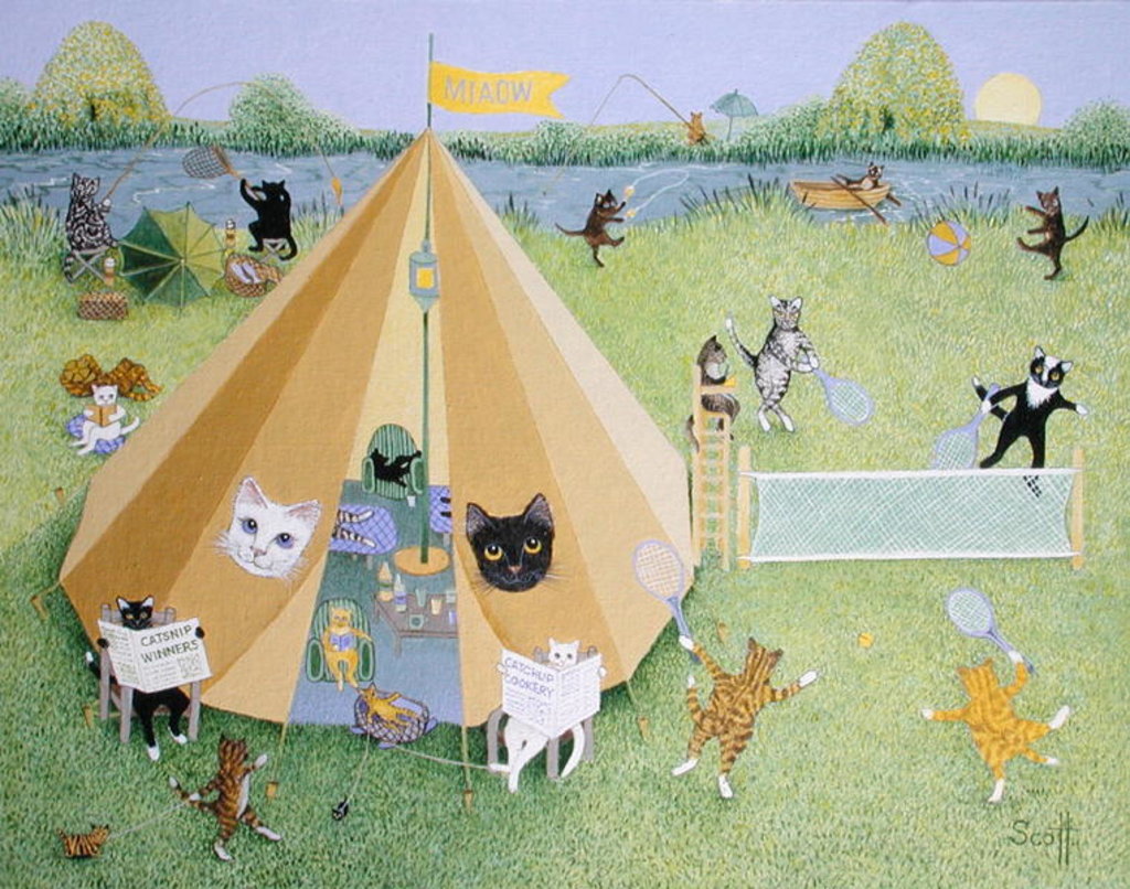 Detail of Holiday Camp by Pat Scott
