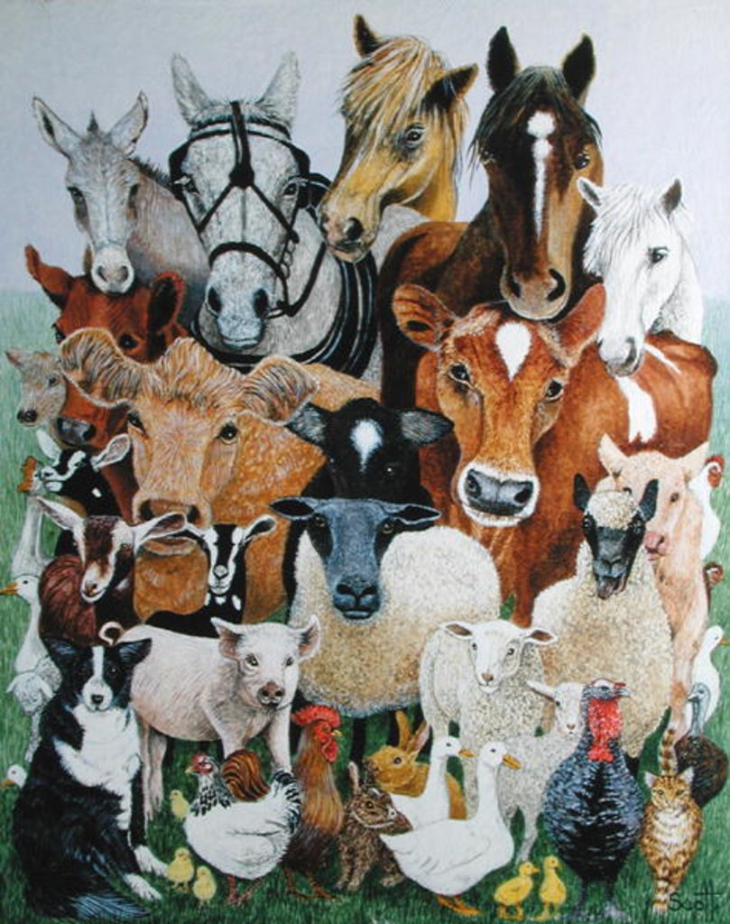 Detail of Animal Allsorts by Pat Scott