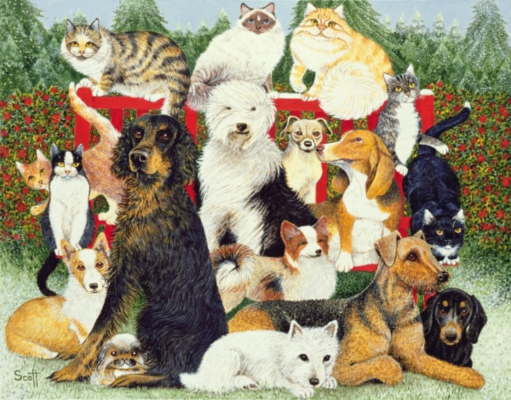 Detail of Christmas Peace by Pat Scott