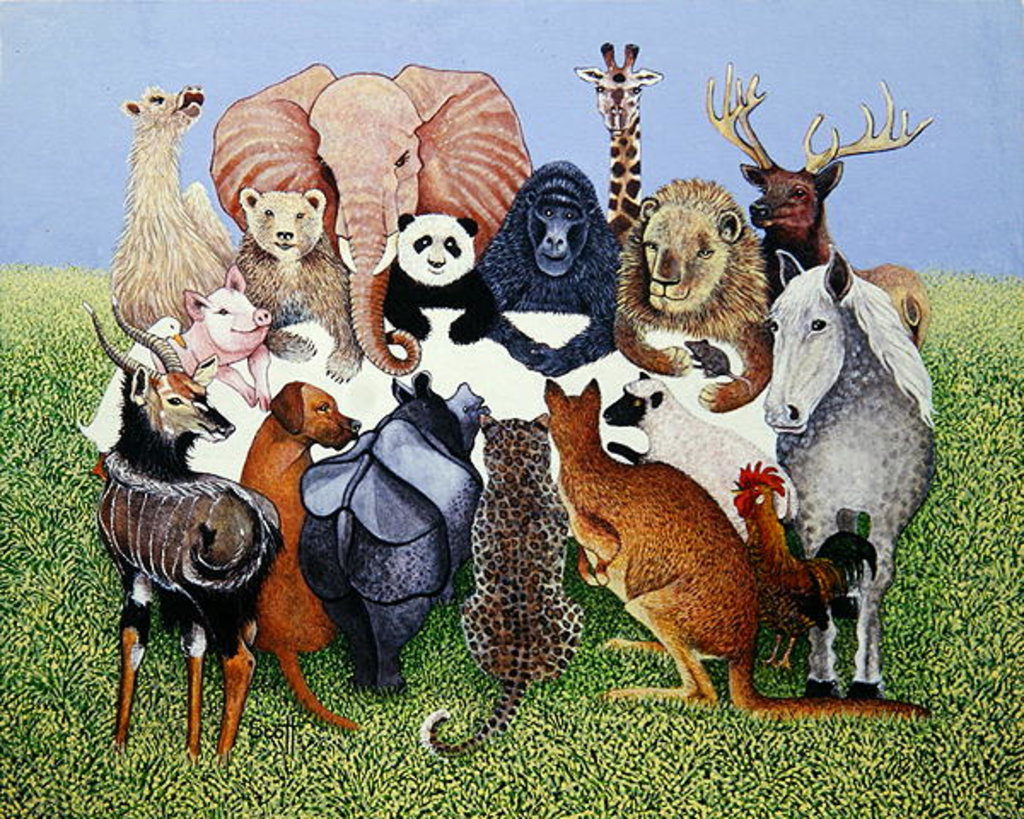 Detail of Party Time, 2007 by Pat Scott