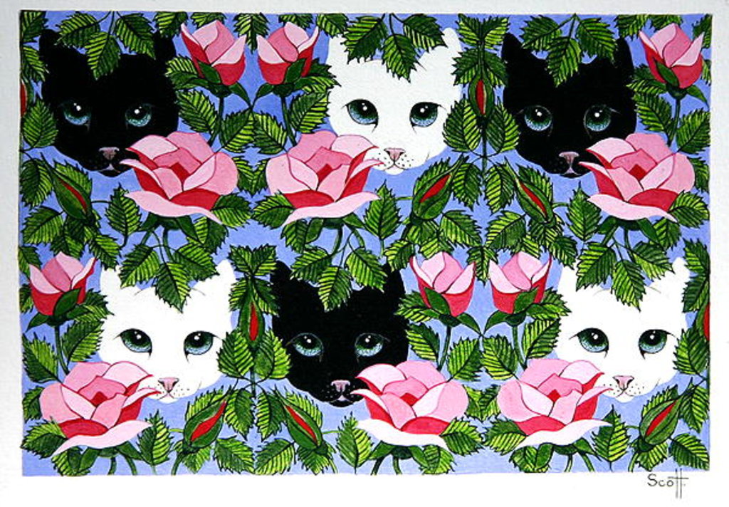 Detail of Heres Looking at You by Pat Scott