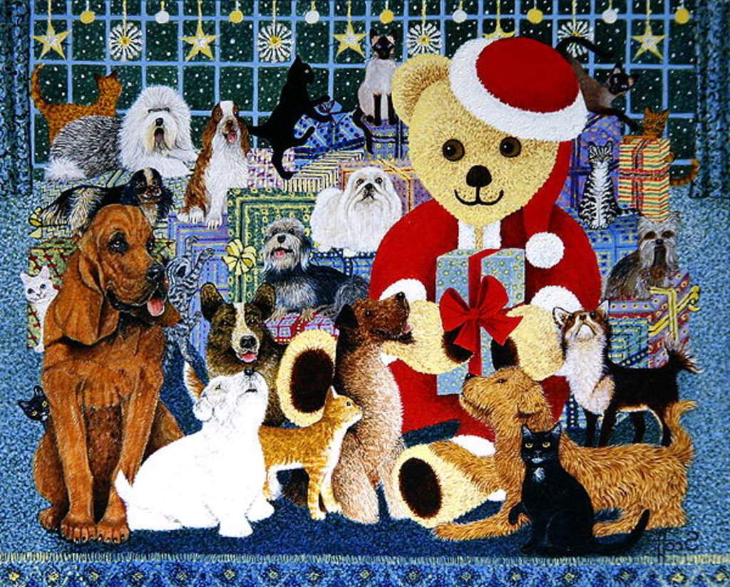Detail of Happy Christmas by Pat Scott
