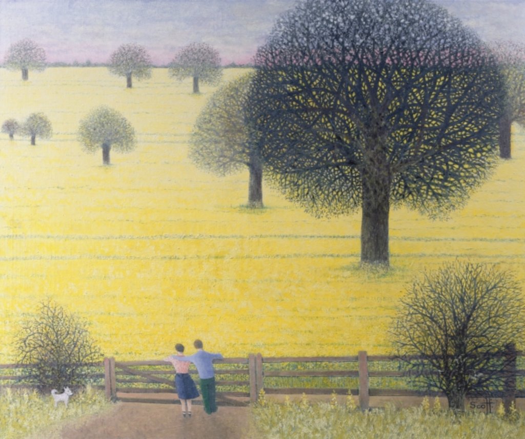 Detail of All That Yellow by Pat Scott