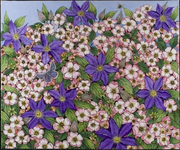 Detail of A Purple Patch, 2011 by Pat Scott