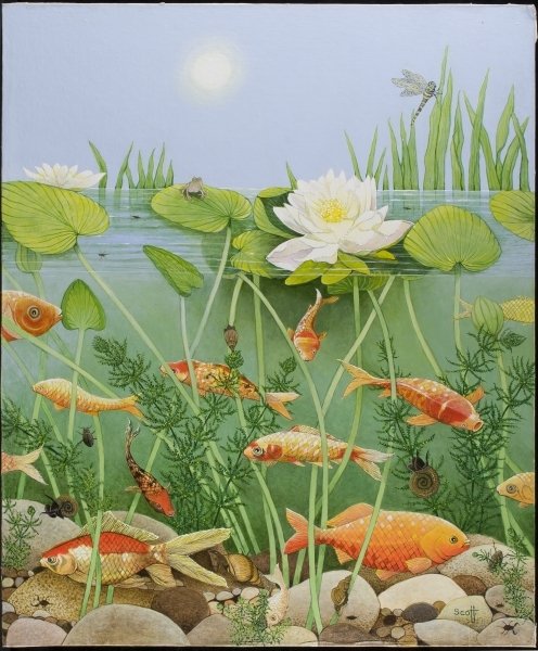 Detail of The Golden Touch, 2011 by Pat Scott