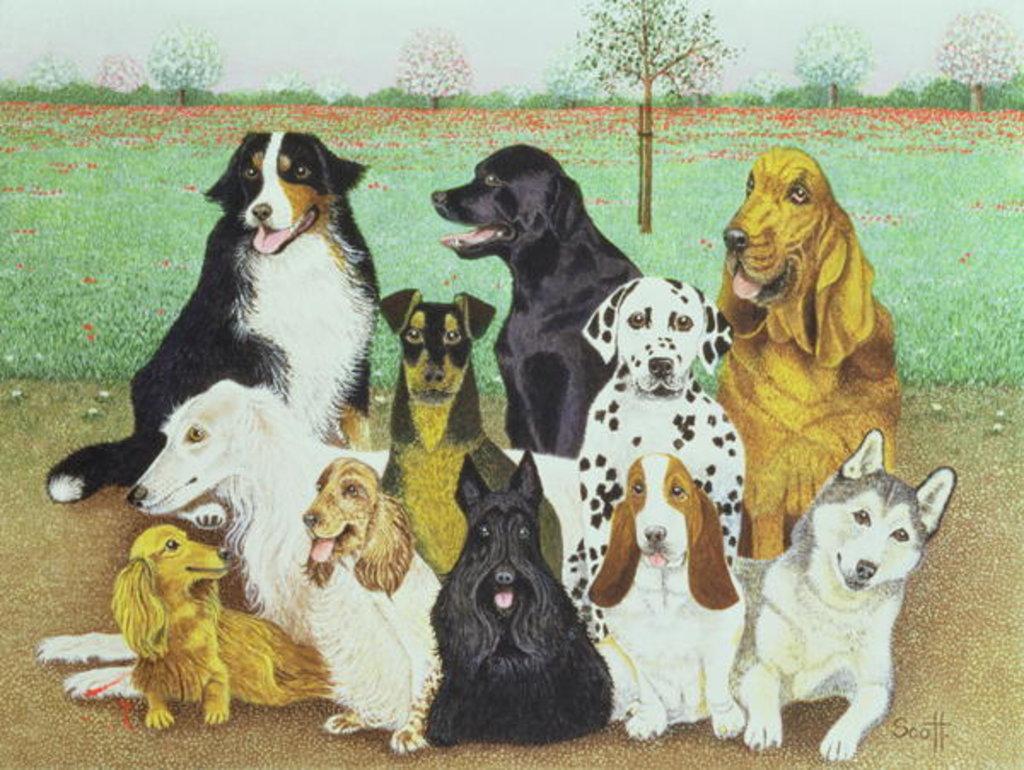 Detail of Dog Watch by Pat Scott