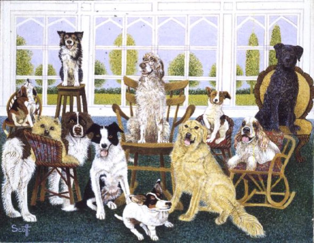 Detail of In the Dog House by Pat Scott