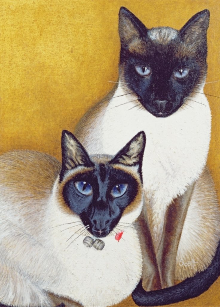 Detail of Mavis and Barnaby by Pat Scott