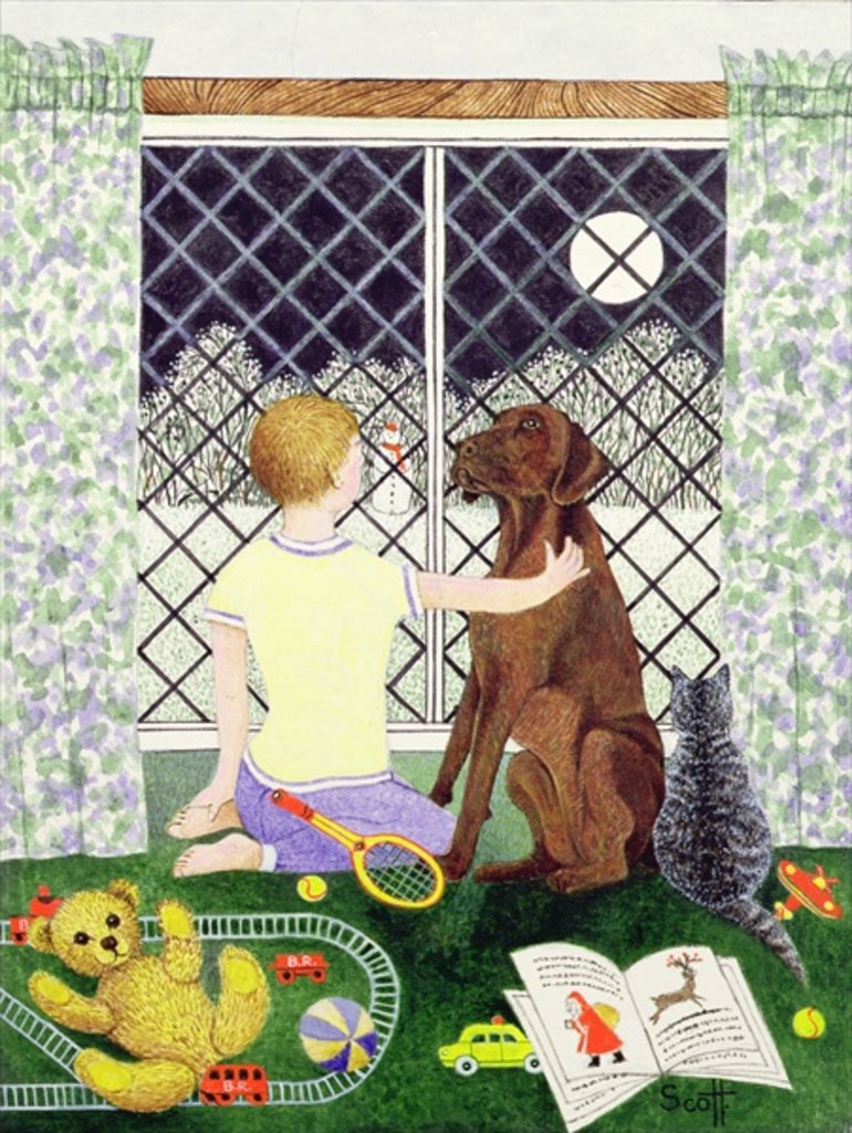 Detail of Friends Forever by Pat Scott