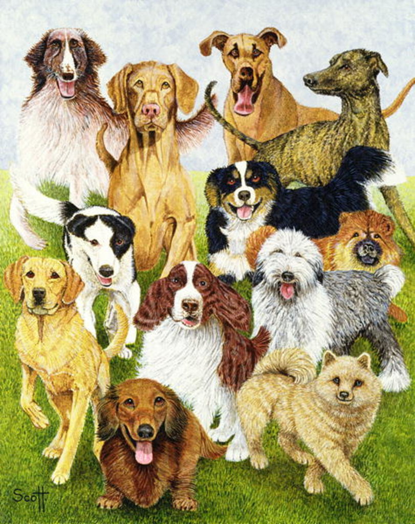 Detail of Dog Days by Pat Scott