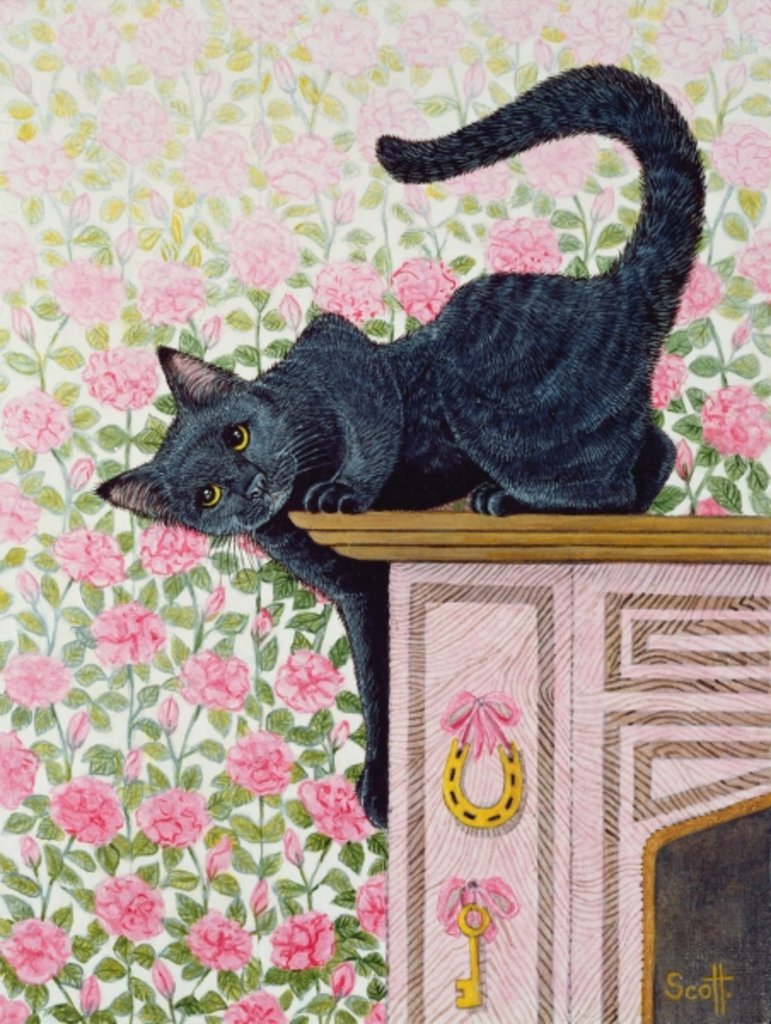 Detail of Coming Up Roses by Pat Scott