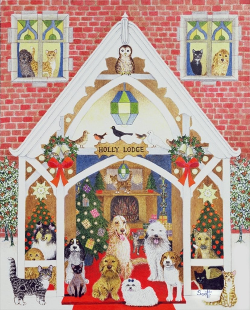 Detail of Love from Holly Lodge by Pat Scott