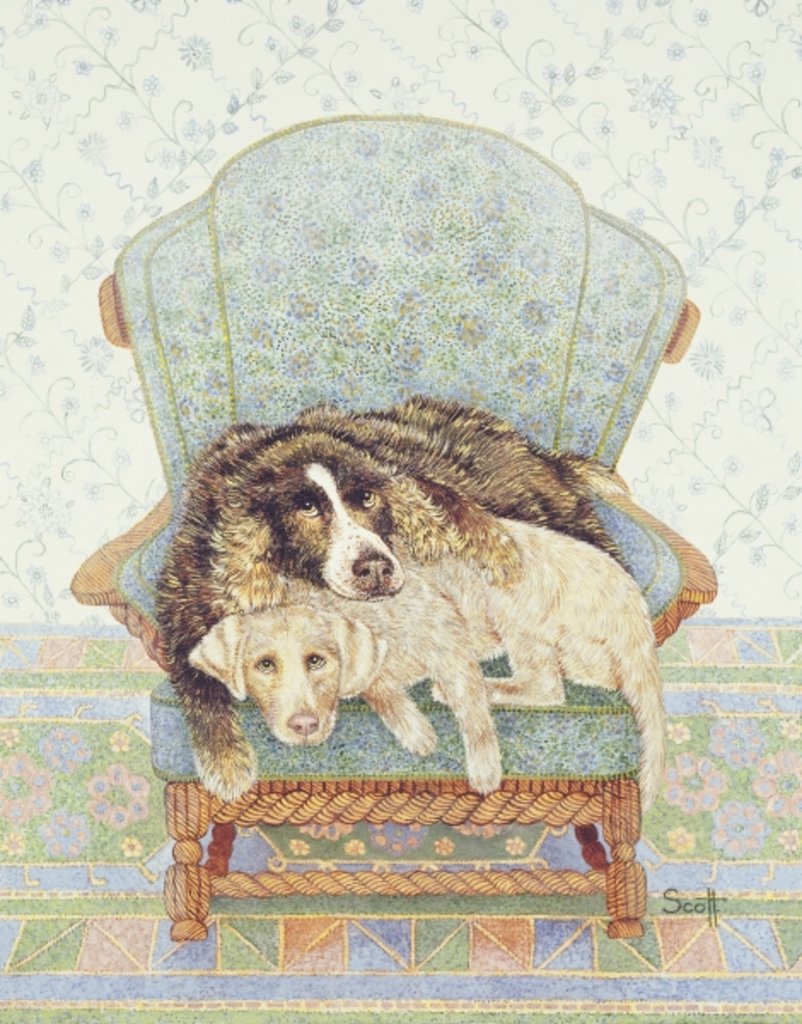 Detail of The waiting game by Pat Scott