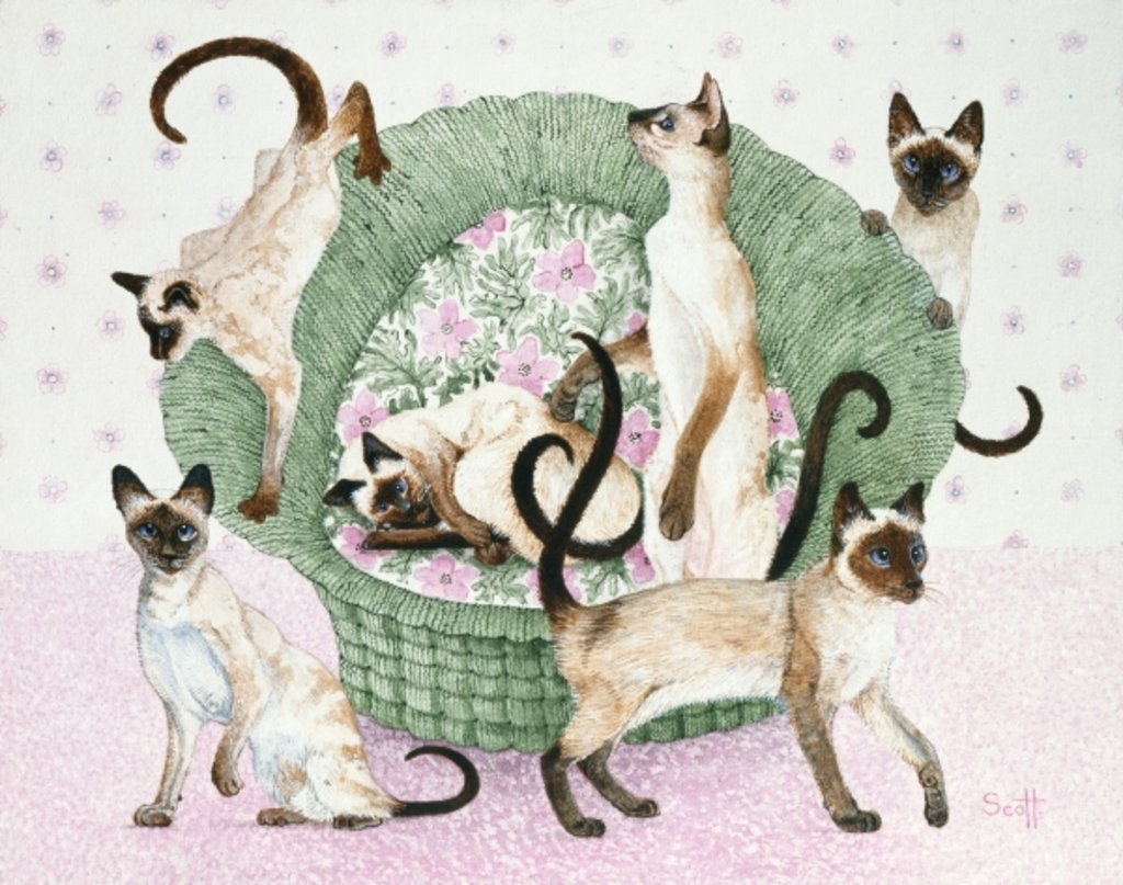 Detail of We are Siamese if you please by Pat Scott