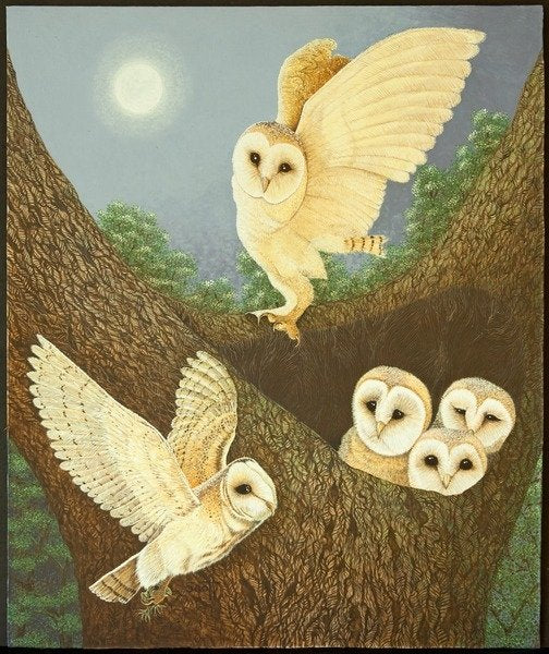 Detail of Watching and Waiting, 2013 by Pat Scott