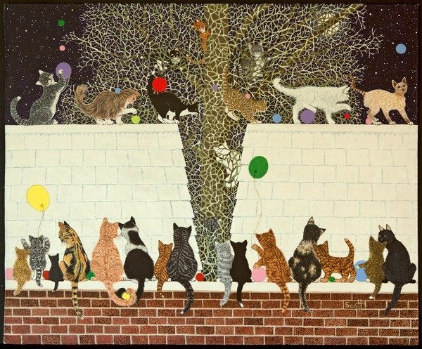 Detail of A Magical Display, 2012 by Pat Scott