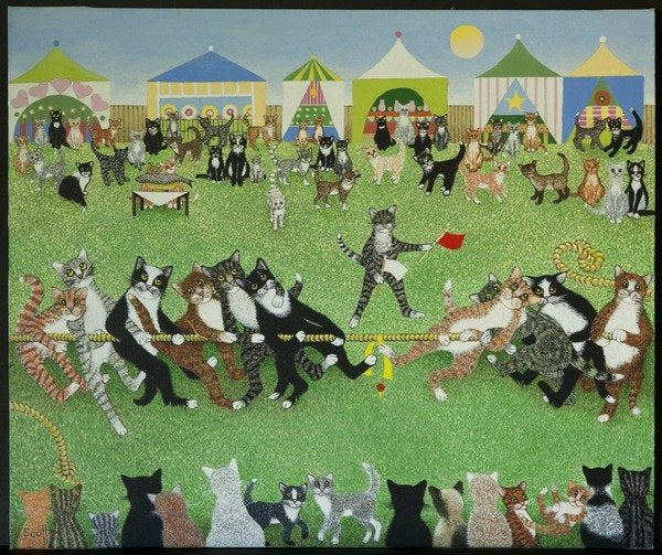 Detail of The Winning Team by Pat Scott