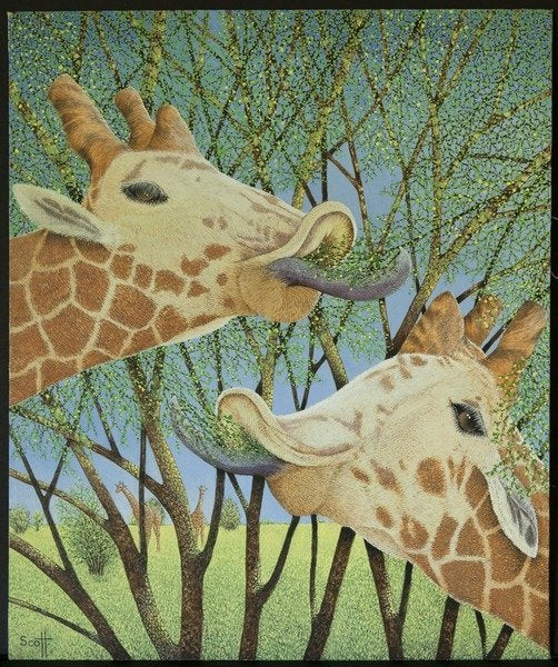 Detail of Life at the top by Pat Scott