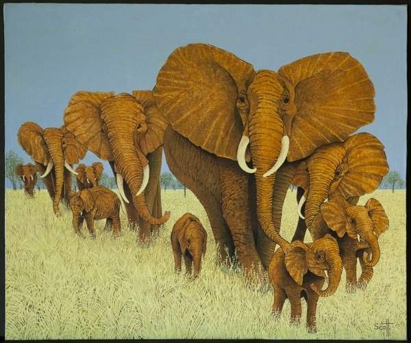 Detail of Enormous but caring by Pat Scott