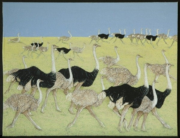 Detail of Rush hour by Pat Scott